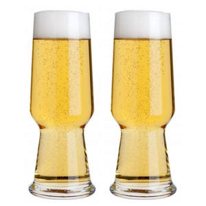 Glass: Luigi Bormioli Birrateque Craft Beer Glasses Pilsner Set of 2