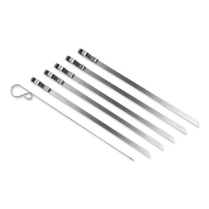 Meat Poultry Seafood: RSVP Endurance Flat S/S Skewers 6pce