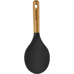 Spoons Ladles: Staub Acacia Wood & Silicone Rice Spoon 23cm