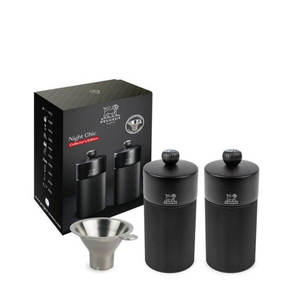 Seasoning Oil: Peugeot Line Mill Night Chic Set 12cm Duo Black