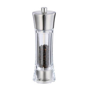 Salt Pepper Mills: Zassenhaus Aachen S/S & Acrylic Pepper Mill 18cm