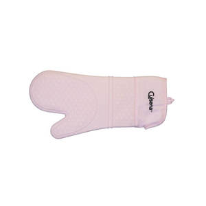 Oven Mitts: Cuisena Silicone & Fabric Oven Glove Pink