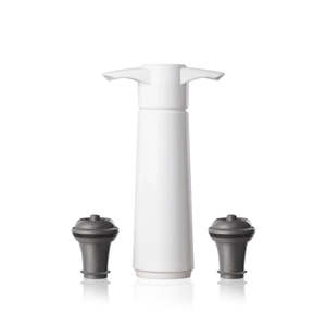 Barware: Vacu Vin White Wine Saver Pump + 2 Stoppers