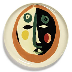 Tabletop Bar: Ottolenghi Feast Face Motif No 1 Serving Plate 35cm
