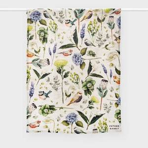 Father Rabbit Linen Tea Towel Botanica Natural