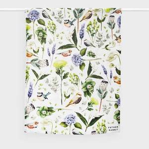 Father Rabbit Linen Tea Towel Botanica Cream