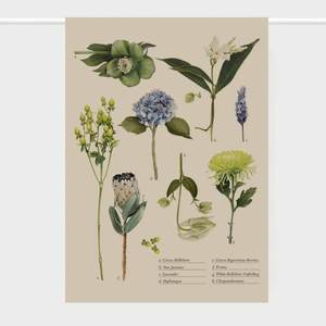 Tools For Your Eco Home: Father Rabbit Linen Botanical Collection Tea Towel