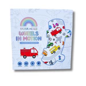 Kitchen Linens: Colour Me Kids Wheels in Motion Tablecloth Kit
