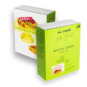 For The Baker: The Caker Matcha Cherry Cake Kit