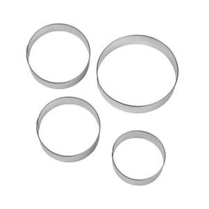 Pastry Cookie Cutters: Wilton Cookie Cutter Nesting Circles Set 4pc