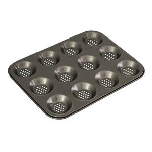Pie Dishes Tart Tins: Bakemaster Shallow Tart Pan 12cup