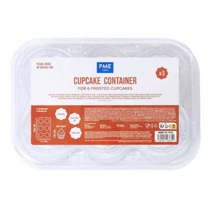 PME Cupcake Containers Pack of 3