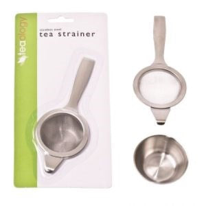 Coffee Tea: Teaology Long Handled S/S Tea Strainer Bowl