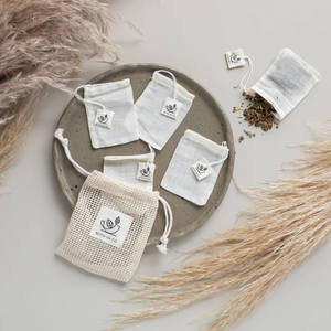 Better Tea Co Reusable Tea Bags 5pce Cotton