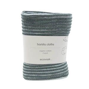 Home: Ecovask Barista Cloths 2pk Duck Egg
