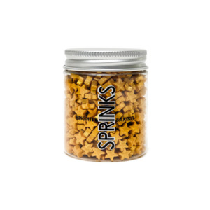Sprinks Gold Stars Sprinkles 70g