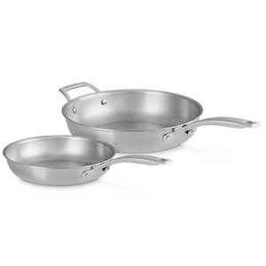 Cookware: Le Creuset Essentials 3-Ply Frypan Set 2pce 24 & 28cm