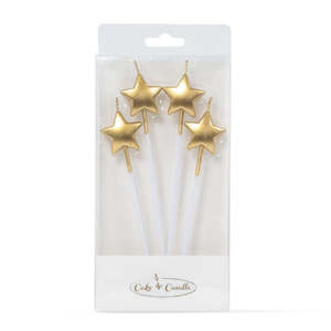 Star Pick 14cm Candles 4pack