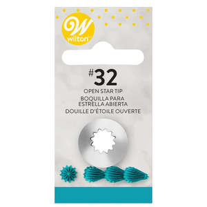 Wilton Open Star Tip #32