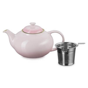Le Creuset Classic 1.3L Teapot Shell Pink