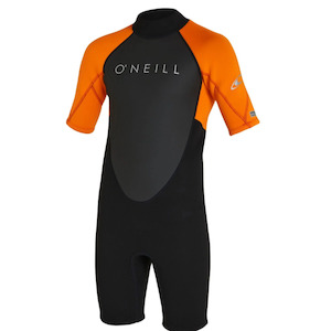 Spring Suits: O'Neill Youth Reactor II 2mm SS Spring - Black / Blaze