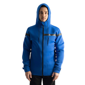 Wetsuit Over Coat: Follow Layer 3.12 Corp Neo Jacket - Klein Blue