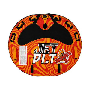 Tubing: Jetpilot Skimmer 3 Round Towable - Red / Orange