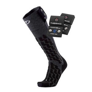Thermic: Thermic Heat Fusion Unisex Socks + S-Pack 1400 BT Batteries