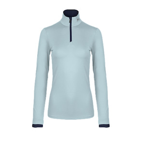 Kjus Women's Feel Mid Layer Half Zip - Mist