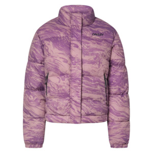 Puffers: Oakley Women's TNP Puffy Jacket - Duality Swirl Double Toadstool