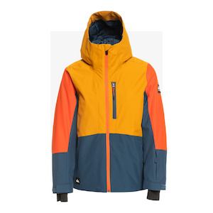 Quiksilver: Quiksilver Kai Jones Ambition Youth Jacket - Buckthorn Brown