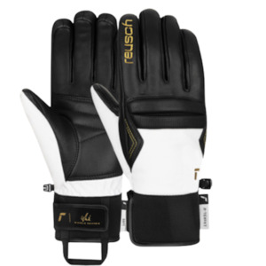 Reusch: Reusch Mikaela Shiffrin R-TEX XT Gloves - Black/White