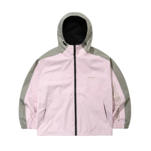 BSR Light Weight Reflective Line Hooded Jacket - Baby Pink