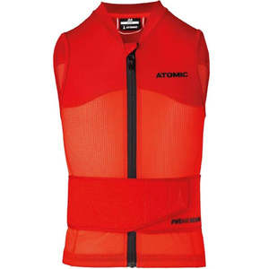 Ski Race Protection: Atomic Live Shield Vest Junior - Red