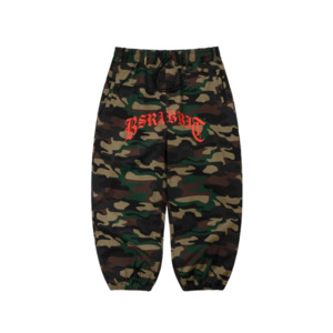 BSR Always On Super Wide Jogger Pants - Woodland Camo