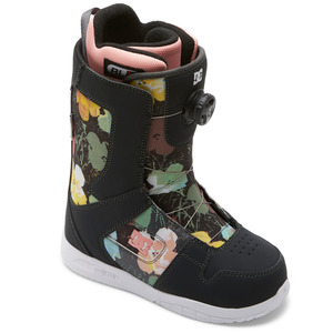 Snowboard Boots: DC Women's Phase BOA - Andy Warhol/Grey/Black/White