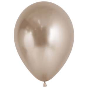 Individual Balloons: Champagne Gold BALLOON in Sizes - small, regular or large