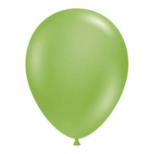 Individual Balloons: FIONA - SPRING GREEN - BALLOON in Sizes - small, regular or large