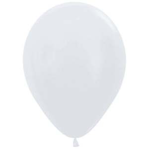 PEARL WHITE - BALLOON in Sizes - small, regular or large
