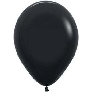 BLACK - BALLOON in Sizes - small, regular or large