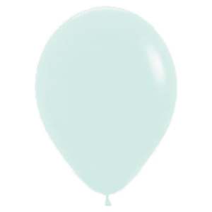 Individual Balloons: PASTEL MATTE GREEN- BALLOON in Sizes - small, regular or large