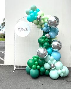Arch mesh with balloons | 3-4m balloon garland |Custom birthday sign