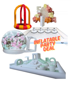 1st Birthday Packages: Inflatable birthday party deal