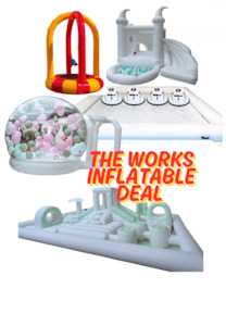 1st Birthday Packages: The Works Kids Inflatable Deal