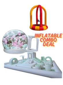 1st Birthday Packages: Inflatable Combo Deal