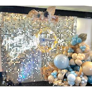 White gold shimmer wall package #1