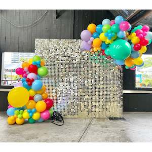 White gold shimmer wall package style #3