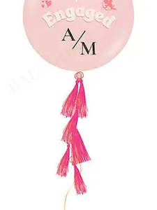 80th Birthday Display: Personalised balloon engagement #1