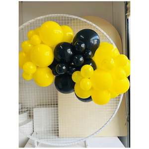 80th Birthday Display: Grab and go balloon garland inflated 1m #1