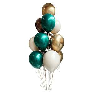 Helium Balloons: "The Forest" luxe helium balloon bouquet